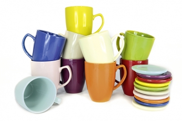 Shamila® Becher Soft "NATURE" mit Sieb und Deckel