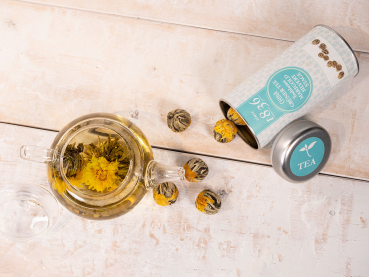 China Green Blooming Tea Marigold Silvery Stage