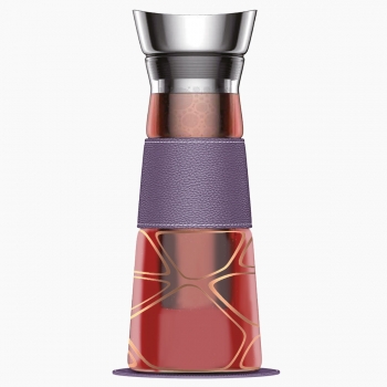 Preview: Glaskaraffe EVE "Copper" (Spar-Set mit EVE-Cooler)