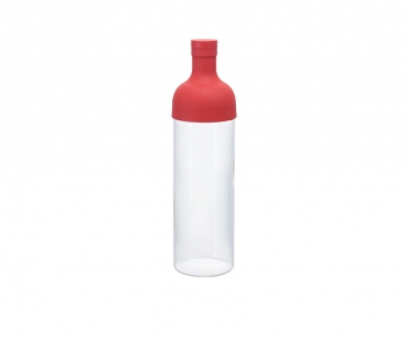 HARIO Eistee-Glasflasche Rot (750ml)