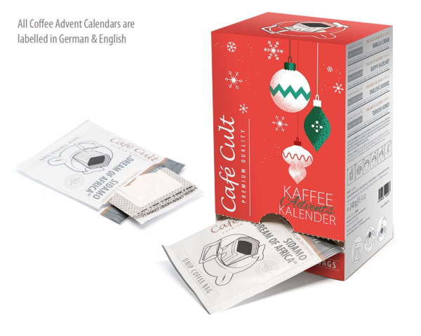 Kaffee-Adventskalender "Weihnachtskugel"