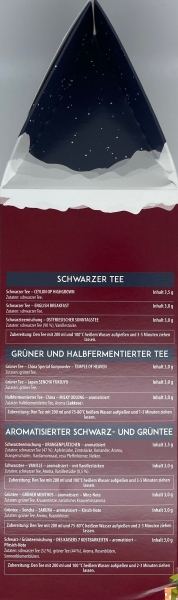 Tee-Adventskalender "Kamin Klassisch"