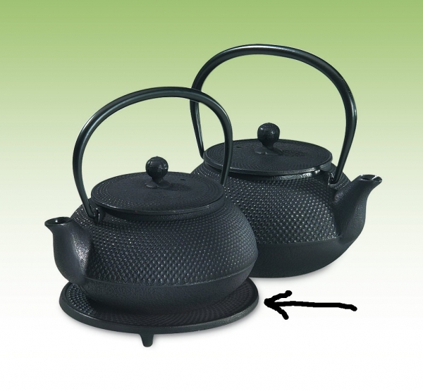 Untersetzer für Eisen-Teekannen