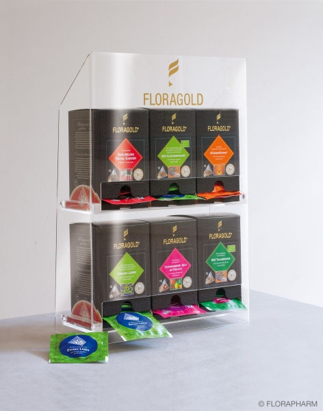 Acryldisplay für 6 Faltschachteln