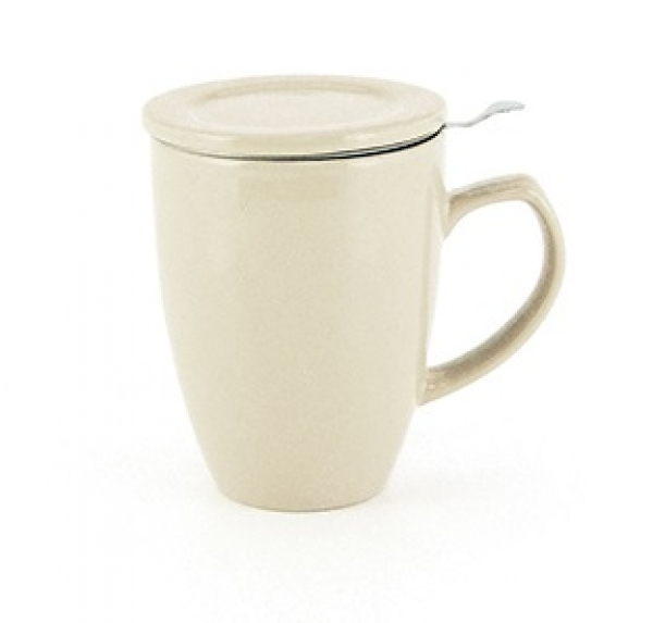 Shamila® Becher Soft "SAND" mit Sieb und Deckel