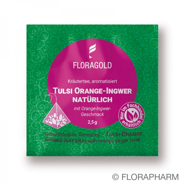 Tulsi Orange-Ingwer (Kräutertee im Pyramidenbeutel)