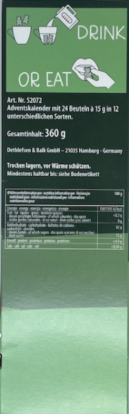 Tee-Bären® - Adventskalender "Duo"