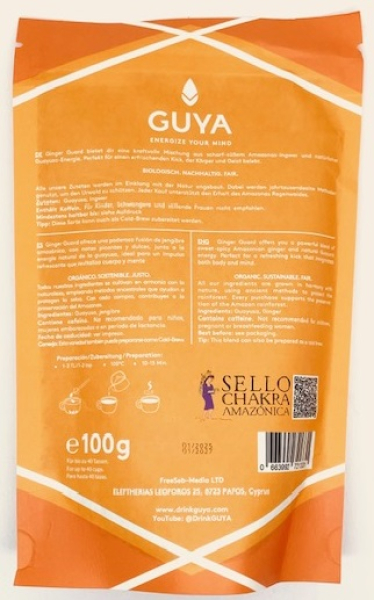 Guayusa Energy Tea "GINGER GUARD"