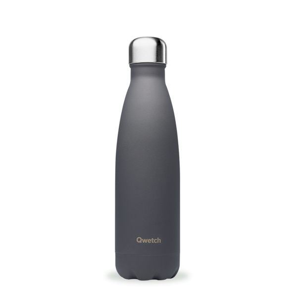 Qwetch Thermosflasche "Matt Granit Grau" (500ml)