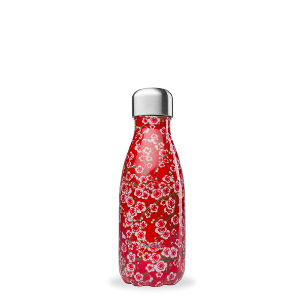 Qwetch Thermosflasche "Blume rot" (260ml)