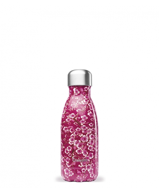 Qwetch Thermosflasche "Blume pink" (260ml)